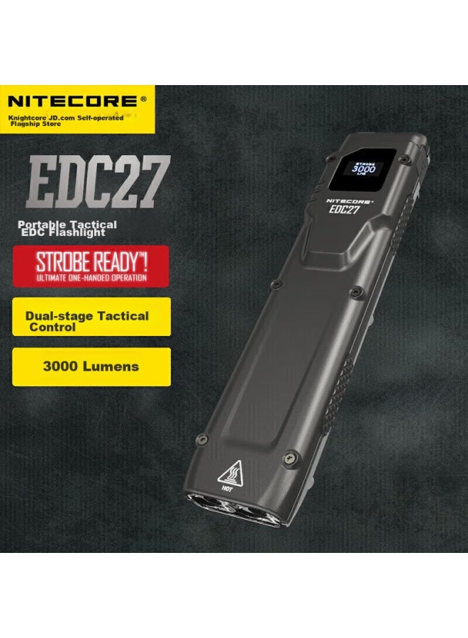 NITECORE Nitecore Edc27 Flashlight, Outdoor Portable High-intensity Tactical Flashlight, For Hiking, Camping, And Nighttime Illumination  - Image 1