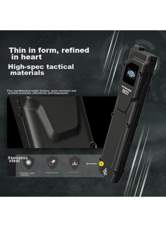 NITECORE Nitecore Edc27 Flashlight, Outdoor Portable High-intensity Tactical Flashlight, For Hiking, Camping, And Nighttime Illumination  - Image 5