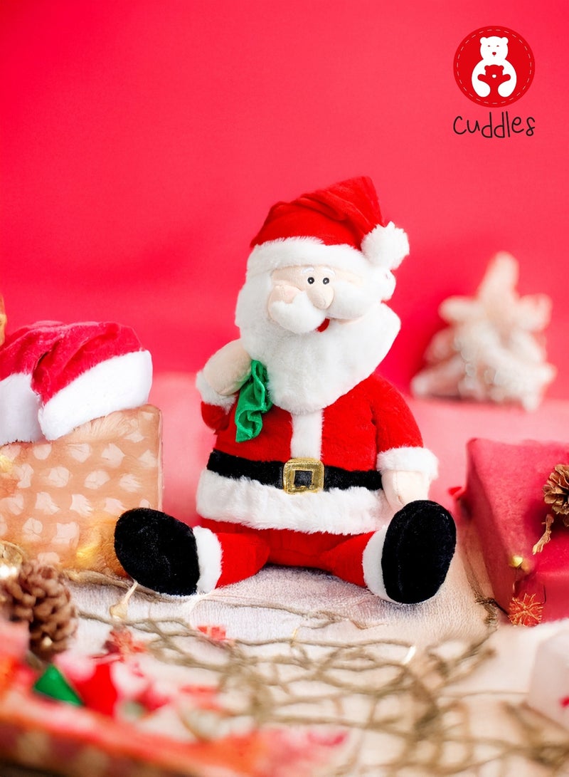 Cuddles Collectible Xmas Santa Plush toy 36cm (Gift plush toys for Boys and Girls) - Image 5