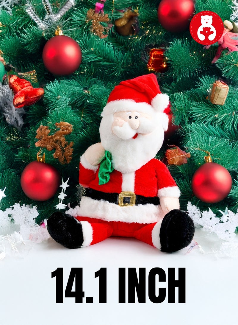 Cuddles Collectible Xmas Santa Plush toy 36cm (Gift plush toys for Boys and Girls) - Image 4