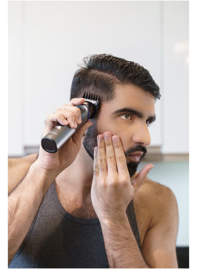 Blaupunkt - 14 In 1 Trimmer And Shaver Kit, 3 Trimmer Heads, Micro Shaver, Body Groomer, Lcd Display, Srm614 - Image 1