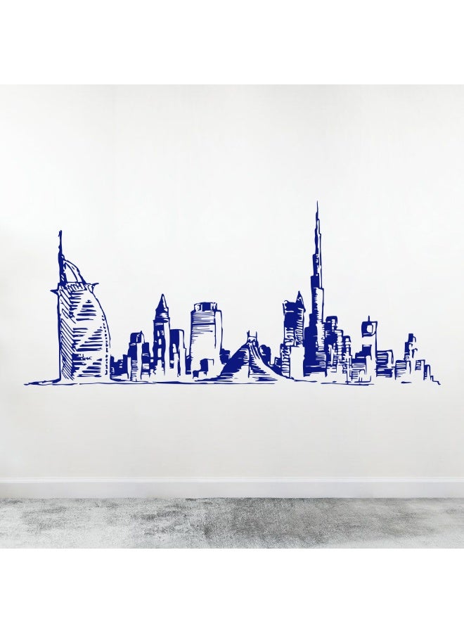 MAXPIX LLC - Dubai Skyline Wall Sticker, Wall Art Sticker for Office, Home, School - Image 1