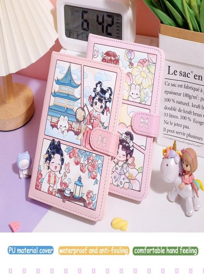 RUJVE 3D PU Leather Diary, Notebook Color Pages Diary with Magnetic Strap Lock, Journal Diary for Girls, Diary Set Notebooks for Girls, 112 Pages(Random Color/Pack Of 1) - Image 5