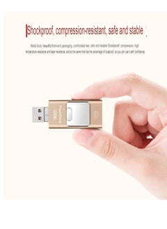 AROAQ 32GB USB Flash Drive, Shock Proof Durable External USB Flash Drive, Safe And Stable USB Memory Stick, Convenient And Fast I-flash Drive for iphone, (32GB Silver Gray)  - Image 4