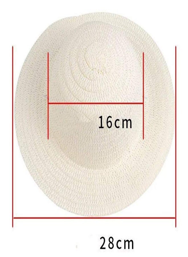 Cumuiu 3 Pcs DIY Straw Hat Kids Handmade Hat Cap Beach Sun Hat Art Painting Hat with Paints & Brush1 - Image 2