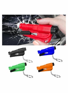 3-In-1 Car Window Breaker Emergency Hammer Escape Tool (4 Pcs)