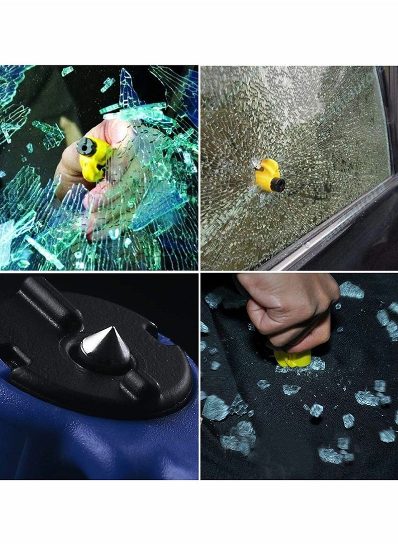 Generic - 3-In-1 Car Window Breaker Emergency Hammer Escape Tool (4 Pcs) - Image 1