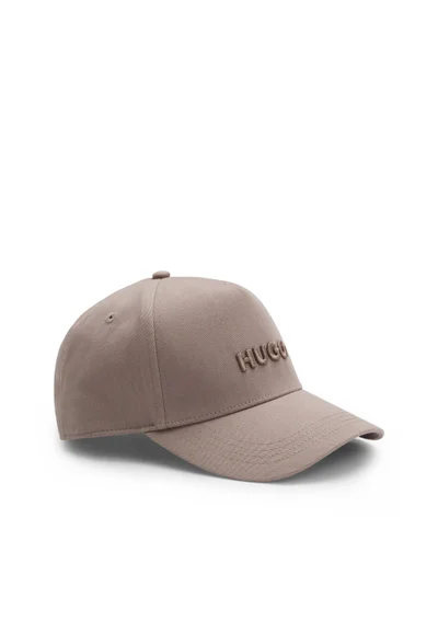 هوجو Cotton-twill cap with logo