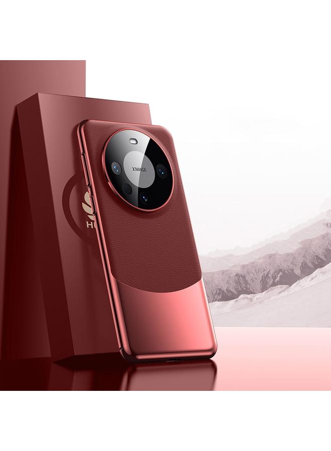 اس-توب جراب لهاتف Huawei Mate 60 مصنوع من مادة البولي كربونات المطلية بالكهرباء + جراب جلدي مقاوم للصدمات - Image 1