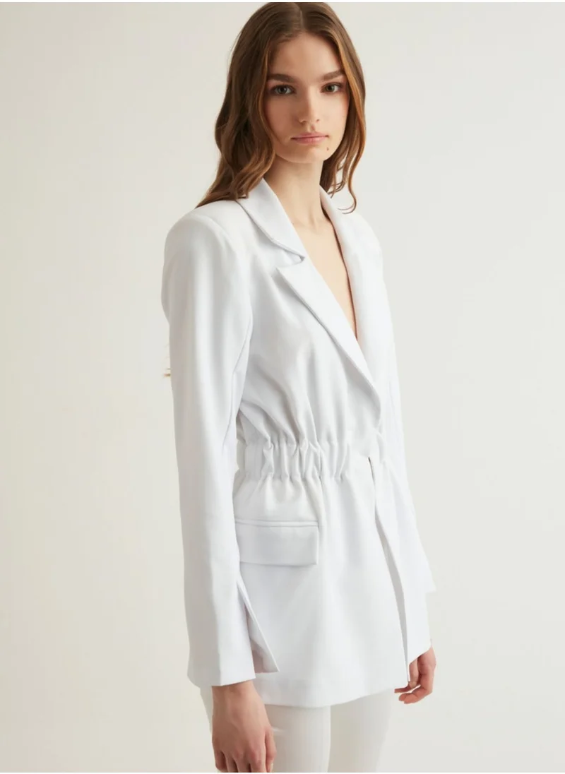 trendyol Ruched Detail Blazer