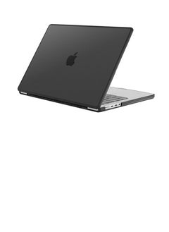 ماركة غير محددة حافظة متوافقة مع ماك بوك برو 16 بوصة M3 A2991 M2 A2780 M1 A2485 إصدار برو 2024-2021، غطاء بلاستيكي صلب لجهاز ماك بوك برو 16 بوصة، اللون أسود  - Image 1