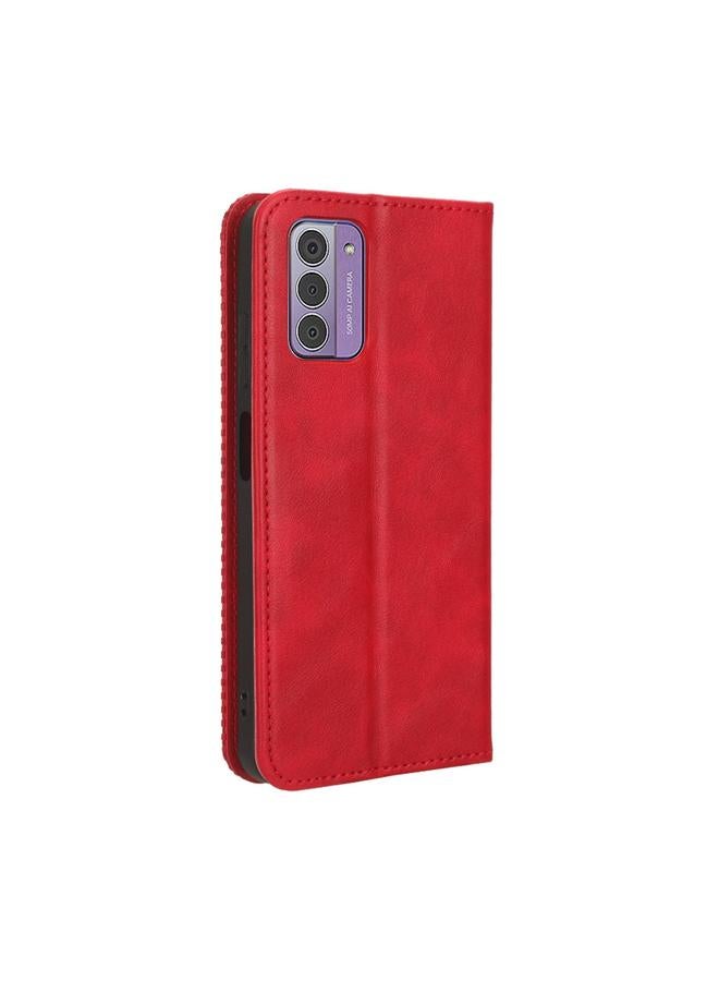S-TOP Case For Nokia C300 4G Magnetic Buckle Retro Texture Leather Phone Case - Image 3