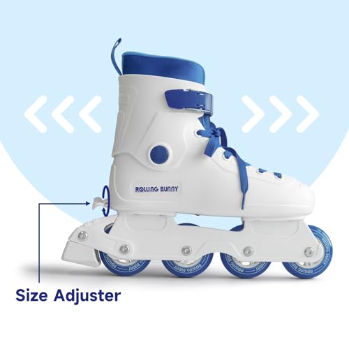 RollingBunny Inline Skates for Women - Adjustable Size Roller Blades for Adult Female, Hard Shell ABEC-7, Smooth and Comfortable - Image 3