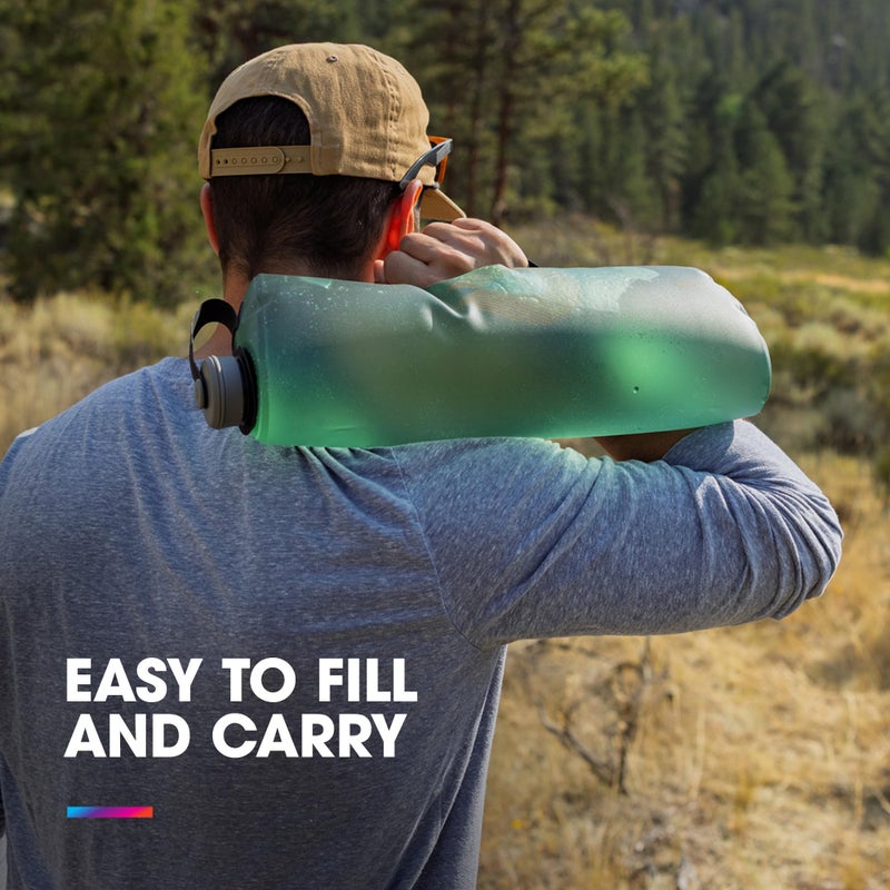 HydraPak Seeker - Collapsible Camping Water Storage (2L, 3L, 4L, 6L, 10L) - BPA u0026 PVC Free, Hydration Reservoir Bag, Leak Proof - Image 3