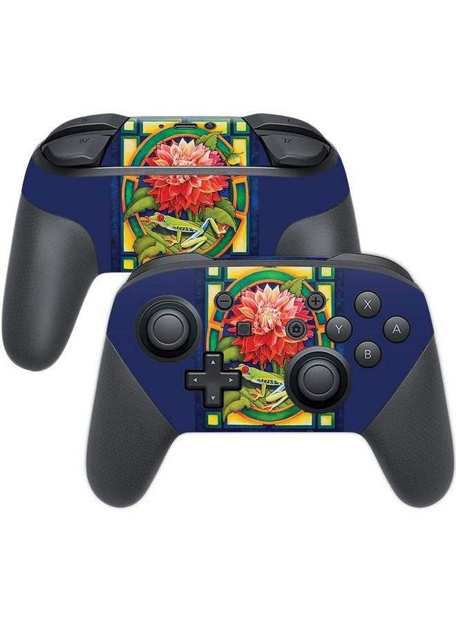 مايتي سكينز غلاف Mightyskins متوافق مع وحدة تحكم Nintendo Switch Pro Tree Frog | غطاء ملتف واقٍ ومتين وفريد من نوعه من الفينيل | سهل التطبيق والإزالة وتغيير الأنماط | صنع في الولايات المتحدة الأمريكية - Image 1