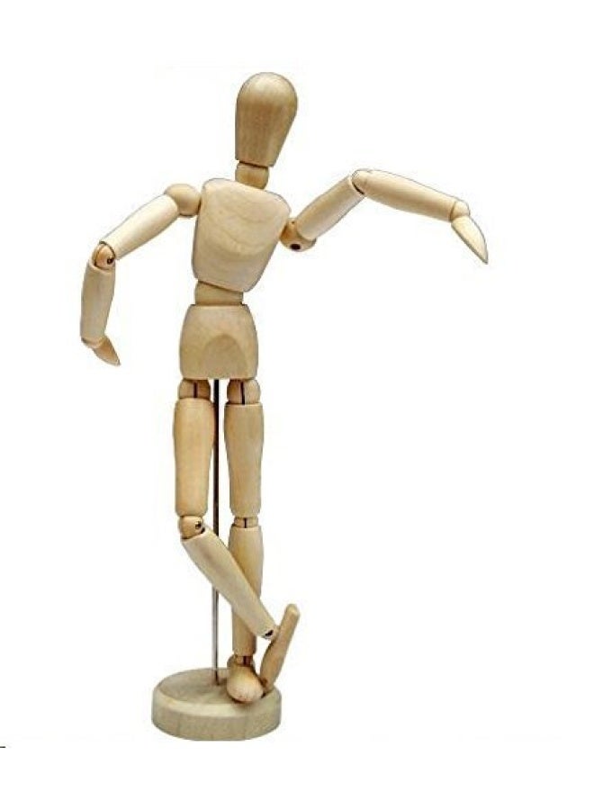 12  Artists Wooden Manikin Jointed Mannequin Perfect For Home Decoration Drawing The Human Figure A