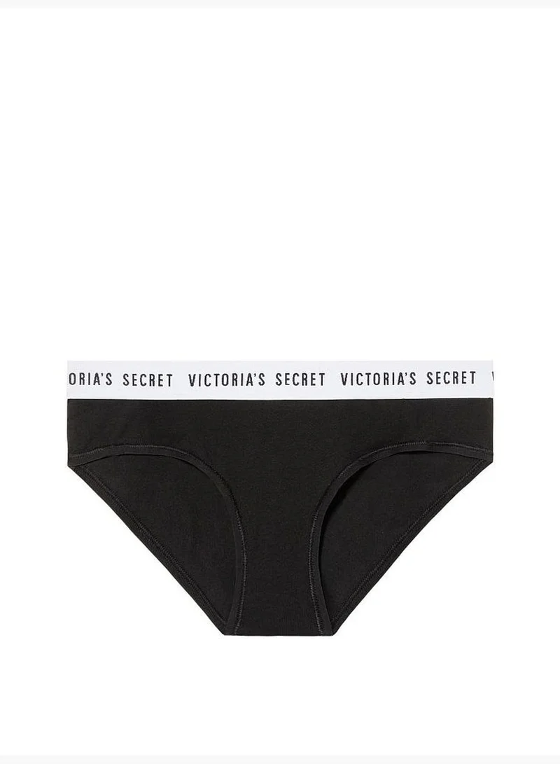 Victoria's Secret Stretch Cotton Logo Hiphugger Panty