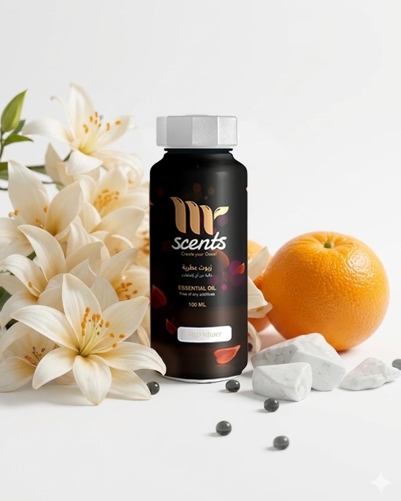 Natural Fragrance Oil for Diffusers, Concentrated Essential Oils for Home Fragrance, Humidifiers & Smart Diffusers - Mandarin & Patchouli Mr Scents