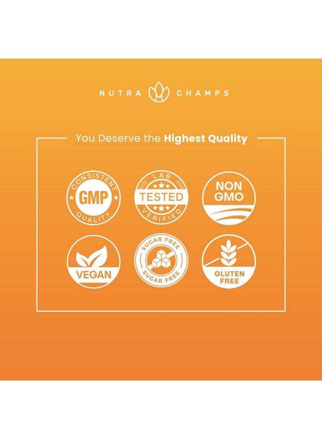 NutraChamps NutraChamps 120 Gummy Vitamins for Kids (Pack of 2), Sugar Free Kids Vitamins Gummy Multivitamin, Vegan & Non-GMO, Strawberry, Passionfruit, Peach & Cherry - Image 4