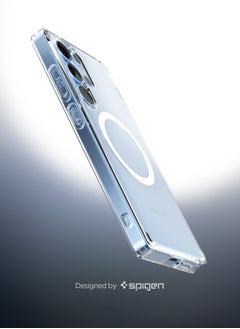 Spigen Ultra Hybrid MagFit for Samsung Galaxy S25 ULTRA Case Cover with MagSafe (2025) - Clear White  - Image 3