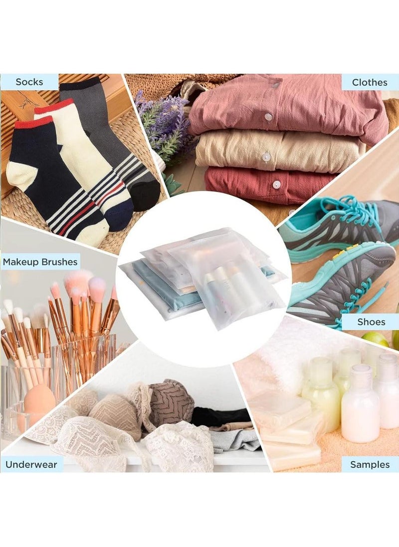 Y&D - 30*35CM 50 Set Transparent Pe Zipper Plastic Storage Bag - Image 1