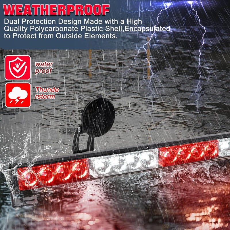 FEELOTAM 27" LED Emergency Strobe Light Bar with Remote - Image 5