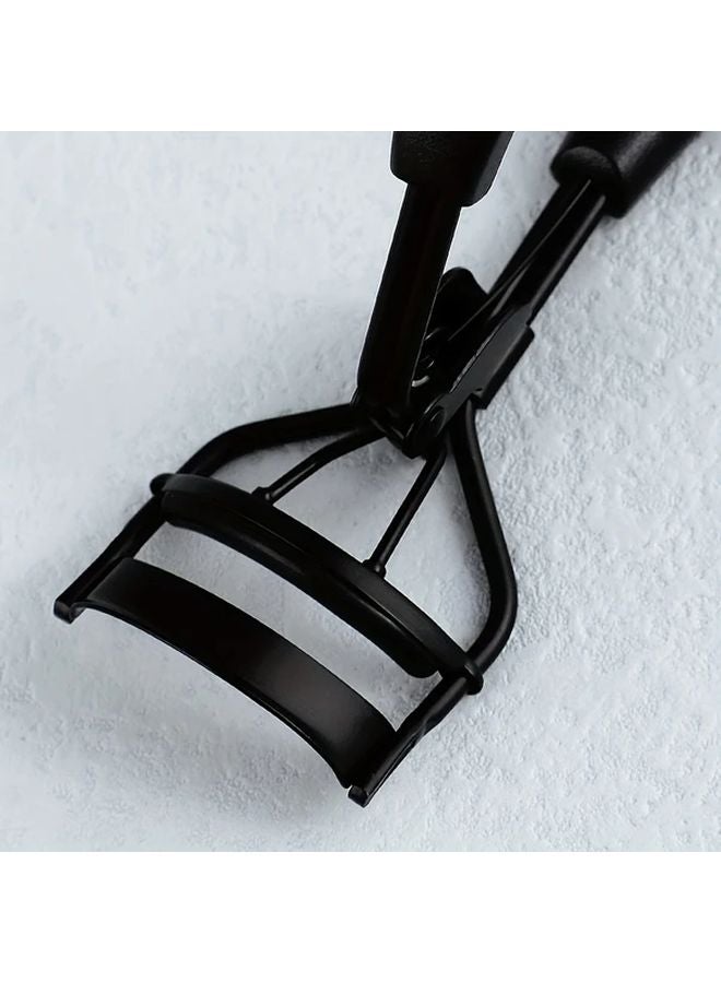 Black Eyelash Curler Stainless Steel Lift And Shape Tool For Long Lasting Volume - Image 3