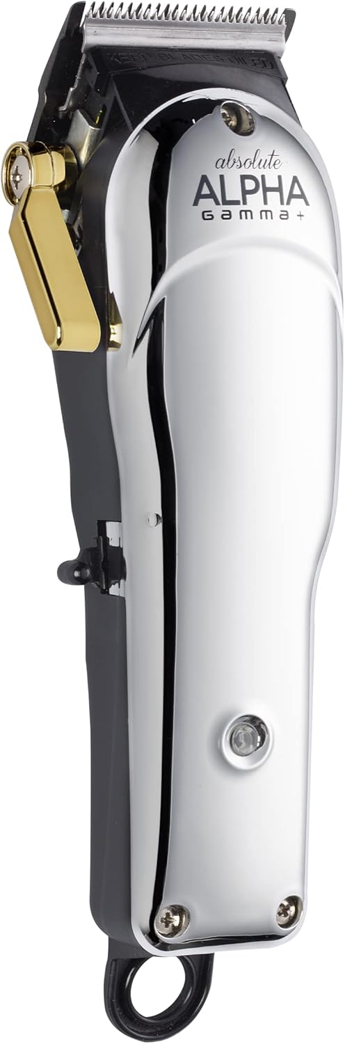 Gamma Piu Absolute Alpha Hair Clippers Battery Operated with 3 Interchangeable Casings