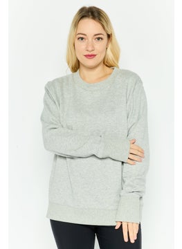 Champion Women Sportswear Fit Outdoor Sweatshirt, Dark Grey  - Image 1