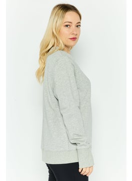 Champion Women Sportswear Fit Outdoor Sweatshirt, Dark Grey  - Image 2