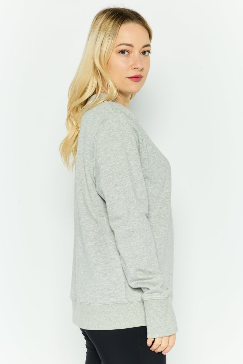 Champion Women Sportswear Fit Outdoor Sweatshirt, Dark Grey  - Image 2