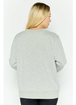 Champion Women Sportswear Fit Outdoor Sweatshirt, Dark Grey  - Image 3