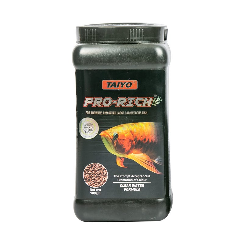 TAIYO Pro Rich Food for Arowans and Other Large Carnivorous Fish, 900g Pack - Image 1