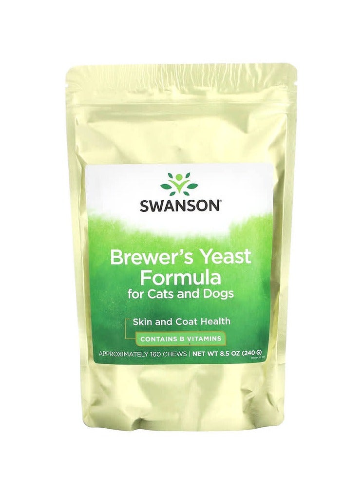 SWANSON Brewer's Yeast Formula For Cats and Dogs Approximately 160 Chews 8.5 oz 240 g