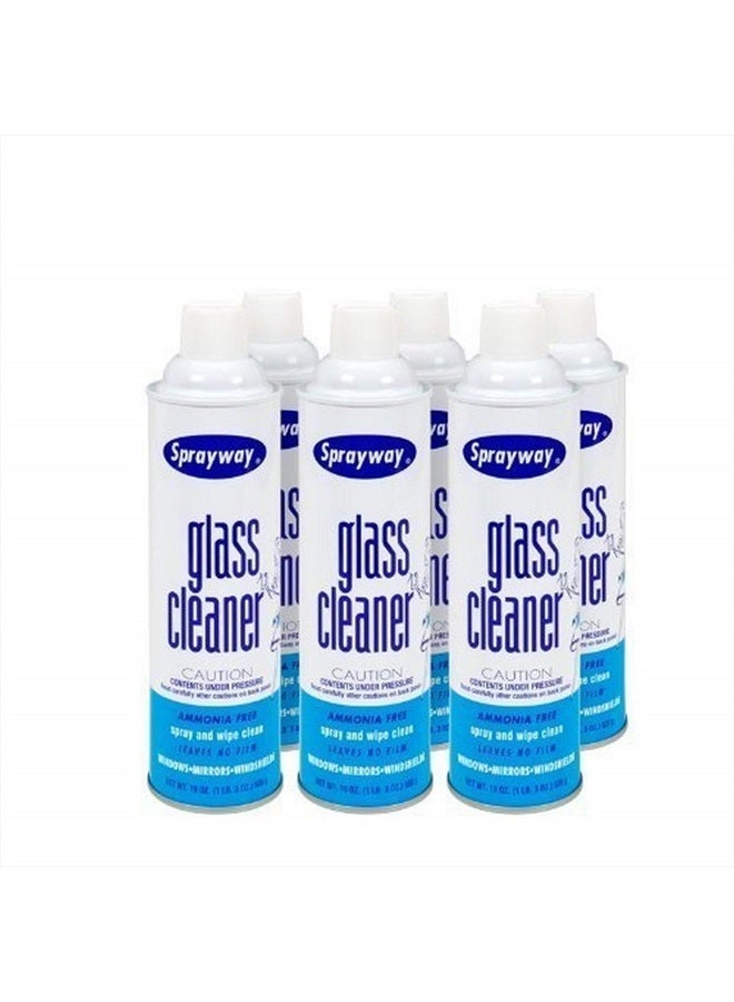 Sprayway Glass Cleaner - 6 Cans 