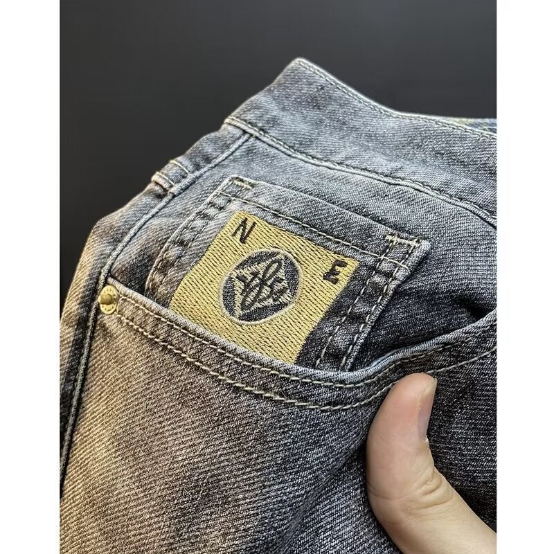 Unisex Classic Denim Jeans Loose Fit Daily Outdoor Wear - Image 3