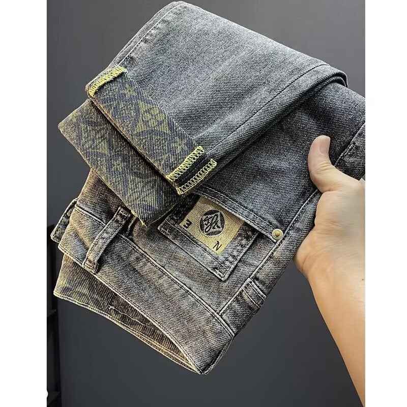 Unisex Classic Denim Jeans Loose Fit Daily Outdoor Wear - Image 2