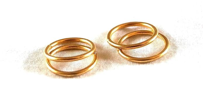 pmw - Daily Use Metal Alloy (Panchaloha) Toe Ring For Women- Simple Round - One Size - Image 2