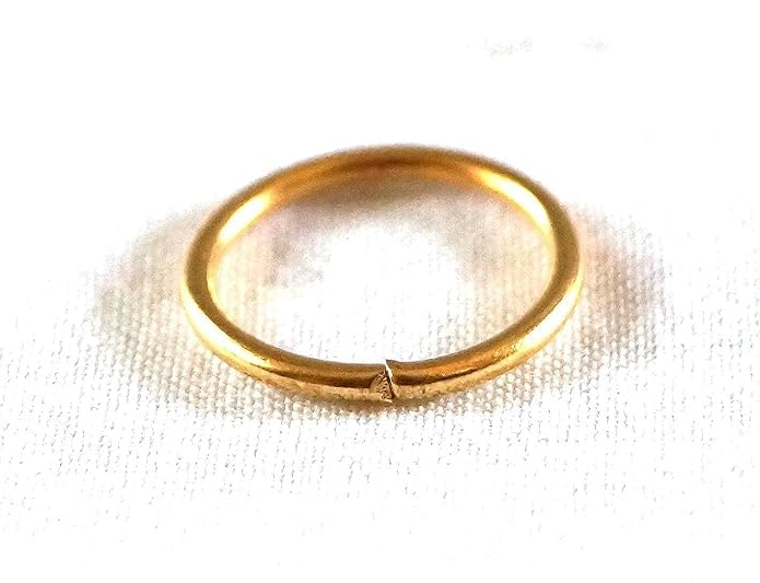 pmw - Daily Use Metal Alloy (Panchaloha) Toe Ring For Women- Simple Round - One Size - Image 3
