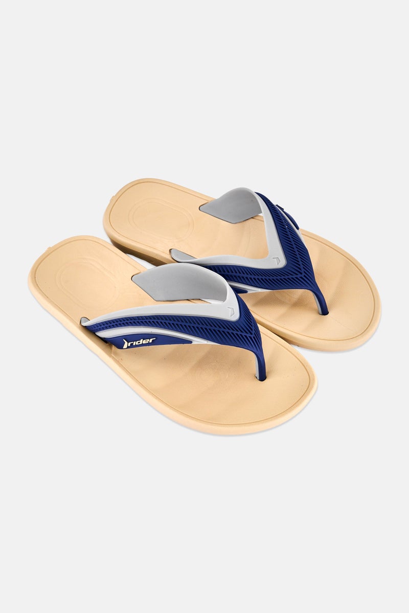 RIDER Men Free ll Thong Slip On Slippers, Beige - Image 2