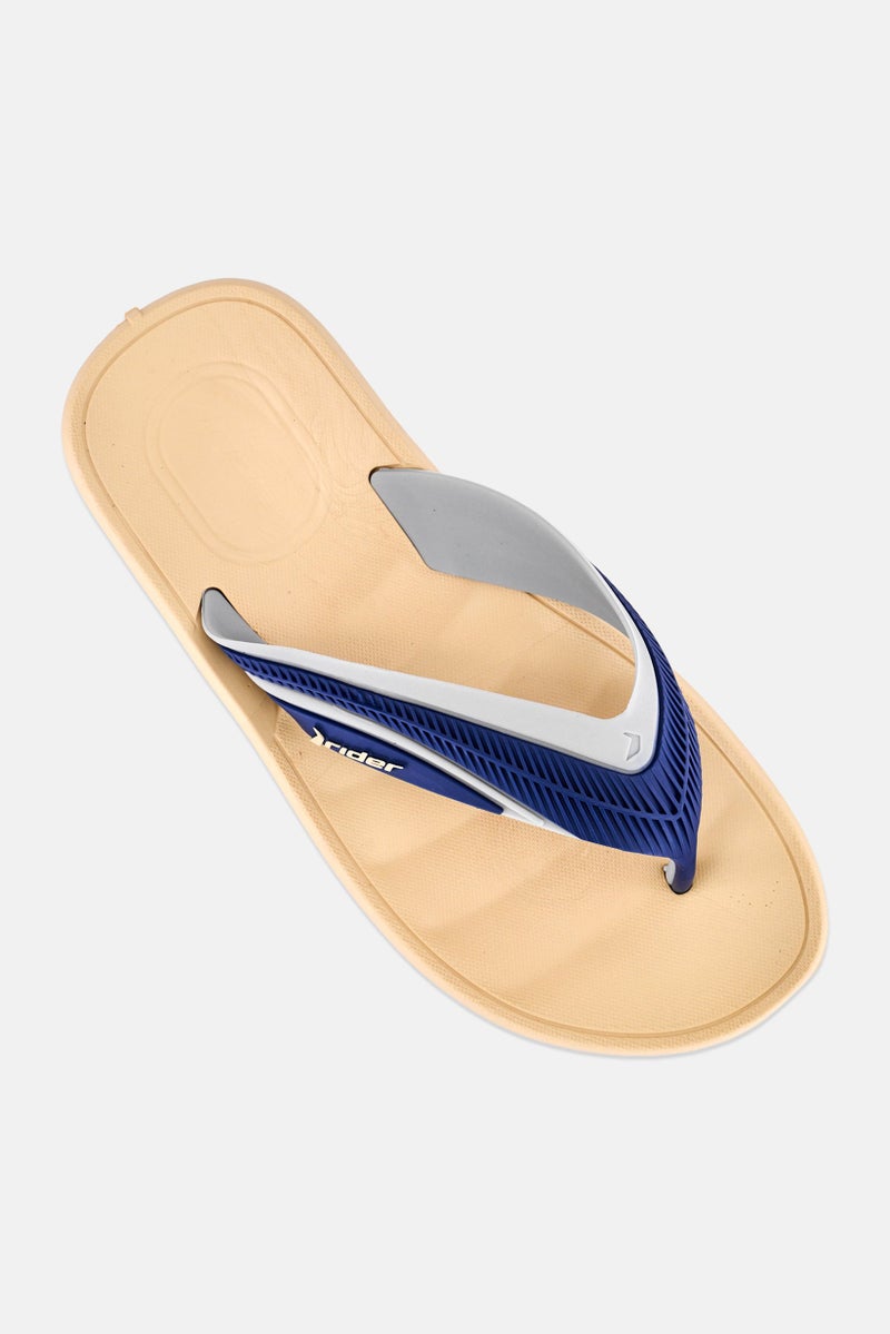 RIDER Men Free ll Thong Slip On Slippers, Beige - Image 3