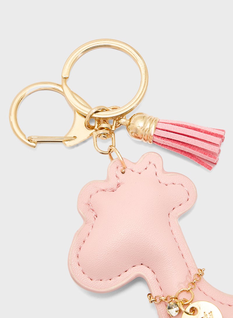 Ginger Charmaroo Giraffe Bag Charm  - Image 4
