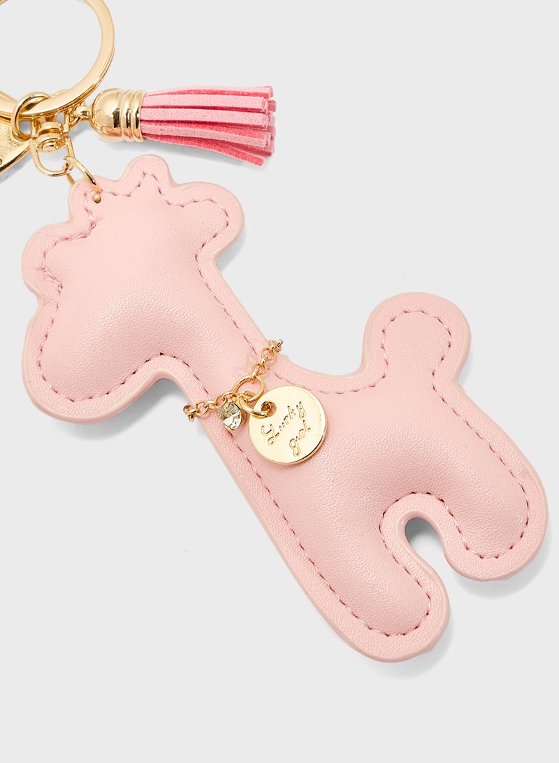 Ginger Charmaroo Giraffe Bag Charm  - Image 3