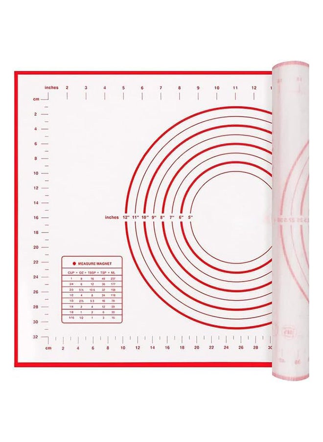 Home Baking Mat, Non Stick Silicon Rolling Pastry Mat, Kneading Pad Sheet Glass Fiber Rolling Dough Large Size For Cake Macaron Kitchen Tool  - Image 1