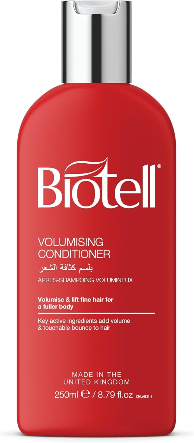 Volumising Conditioner for Fine Limp Hair 250ml Lightweight Formula with Wheat Protein Copolymer for Added Body Root Lift AntiStatic Frizz Control for Smooth FullerLooking Hair