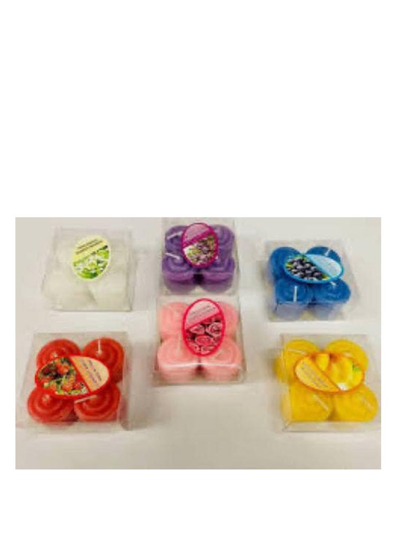 Generic 4 Pack Candle Set (blue)  - Image 1