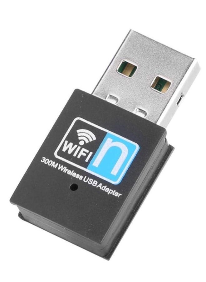300Mbps Mini USB WiFi Adapter Dongle | Wireless Network USB 2.0 Receiver for PC & Laptop | Compatible with Windows, Linux & Mac - Image 2