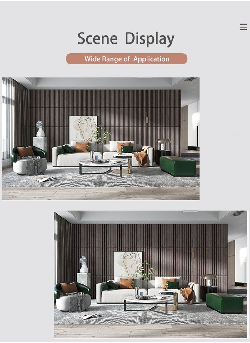 EzzySo Vinyl Peel and Stick Wall Tiles - 1 Roll Grid Pattern 3D Foam Wallpaper, Self-Adhesive Thickened Wall Covering for Ceiling, Partition, Curved Surfaces Indoor Use Moisture-Proof Sound Insulation Wallboard 2.8mm×40cm×300cm  - Image 3