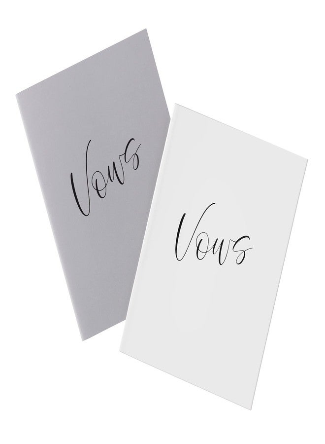 Lillian Rose White Wedding Grey Vow Books, One Size - Image 1