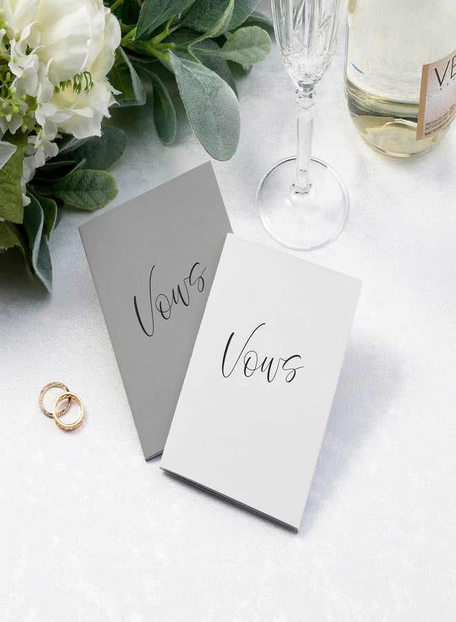 Lillian Rose White Wedding Grey Vow Books, One Size - Image 4